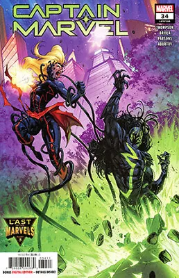 Buy Captain Marvel #34 Coello Cover A First Print Marvel 2021 NM • 2.21£
