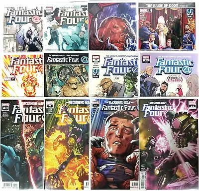 Buy Fantastic Four 8,11,30,33,36-43 Marvel 2021 Dan Slott, Comic Book Lot Of 12, NM+ • 24.60£