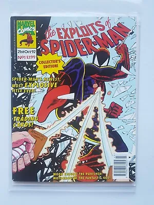 Buy The Exploits Of Spiderman 1 1992 UK Comic Amazing Fantasy 15 Reprint • 15.96£