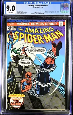 Buy Amazing Spider-Man 148 CGC  9.0  VF/NM   White Pages • 110.68£