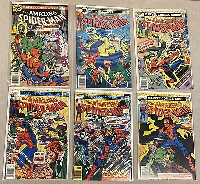 Buy Amazing Spider-Man #158 159 168 170 174 176 Marvel 1976 (VF) Lot Bronze Age • 95.94£