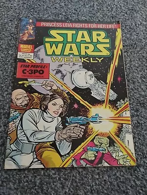 Buy Uk 1980 Star Wars Weekly Comic Book Issue 105        Sw7 • 3£