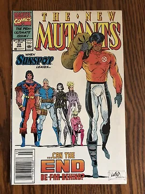 Buy New Mutants #99 Newsstand 1st App Of Shatterstar & Feral Marvel  1991 F/vf 7.0 • 7.91£