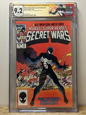 Buy Marvel Super Heroes Secret Wars #8   CGC 9.2 (W) Signed By J.Shooter & J.Beatty • 394.18£