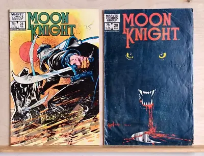 Buy Moon Knight #28 And #29 (1983) - Bill Sienkiewicz - Low/mid Grade • 9.25£