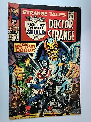 Buy Marvel Strange Tales Doctor Strange #161 'The Second Doom' 1967 • 43.97£