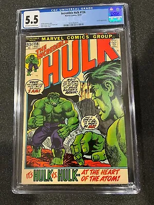 Buy Incredible Hulk 156, CGC 5.5 1st Krylar Appearance, MCU Marvel 1972 • 59.15£