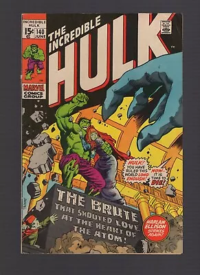 Buy Incredible Hulk #140 - 1st Appearance Jarella - Lower Grade Plus (a) • 16.08£
