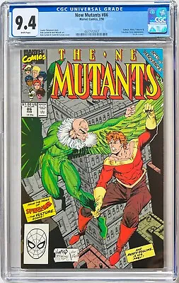 Buy New Mutants #86 CGC 9.4 White. 1st Cameo Appearance Of Cable And Stryfe!! • 65£