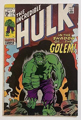 Buy Incredible Hulk #134 (Marvel 1970)  1st “Golem”  Roy Thomas/Herb Trimpe • 19.78£