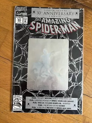 Buy Marvel Comics The Amazing Spiderman 365 - 30th Ann. 1st Spider-man 2099 Hologram • 14.99£