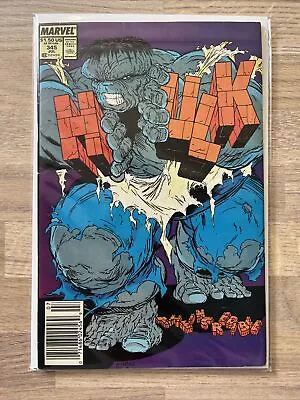 Buy Marvel Comics The Incredible Hulk #345 1988 Rare NSV Classic Mcfarlane Cover • 29.99£