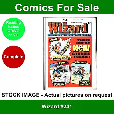 Buy Wizard #241 Comic - 21 September 1974 GD/VG DC Thomson • 2.99£