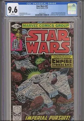 Buy Star Wars #41 CGC 9.6 1980 Marvel Comics Part 3 Empire Strikes Back • 110.55£