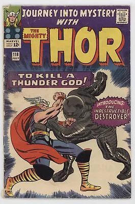 Buy Journey Into Mystery 118 Marvel 1965 VG Thor 1st Destroyer Stan Lee Jack Kirby • 48.37£