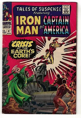 Buy Marvel Comics Tales Of Suspense 87 Moleman   Cover VG 4.5 1967 • 27.99£