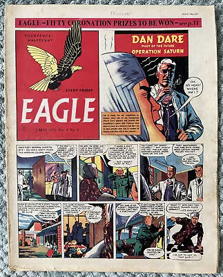 Buy Eagle Comic - Vol 4 No 4, 1st May 1953. Dan Dare • 7.95£