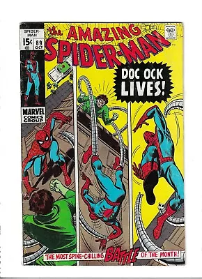 Buy Amazing Spider-Man # 89 Very Good [Doctor Octopus] Cents Copy • 45£