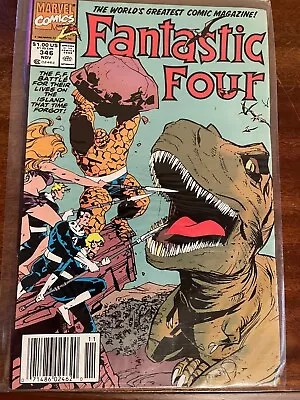 Buy Fantastic Four #346 Nov. 1990 Marvel Comics (1st App. Time Variance Authority) • 10.88£