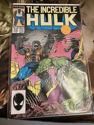 Buy Incredible Hulk #332 (1987 Marvel)*Grey Hulk Vs. Green Hulk* Low Grade Copy • 2.36£