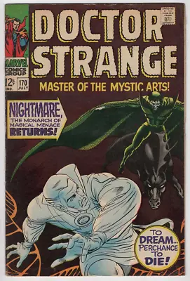 Buy Doctor Strange #170 Marvel Comics (1969) Ancient One Nightmare Dream Stalker • 31.55£