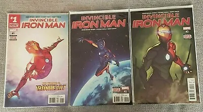 Buy Invincible Iron Man #1, 2 And 3 - Riri Williams  - American Editions Set • 35.75£