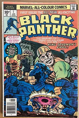 Buy Black Panther #1 Vol 1 January 1977 Jack Kirby Art FIRST ISSUE Hot Key 🔥🔑🔥 • 79.99£