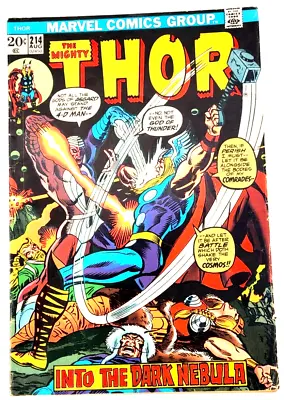 Buy The Mighty Thor #214 (1973) / Vf-/ Xorr The God-jewel 1st Appearance Marvel • 15.98£