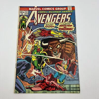 Buy AVENGERS #121 (1974) Marvel Comics Taurus Zodiac Black Panther Englehart Buckler • 12£