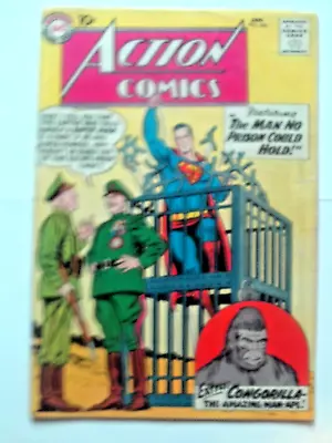 Buy Books, Comics & Magazines, Action Comics 248, Jan 1959. VG+. 1st CONGORILLA. • 95£