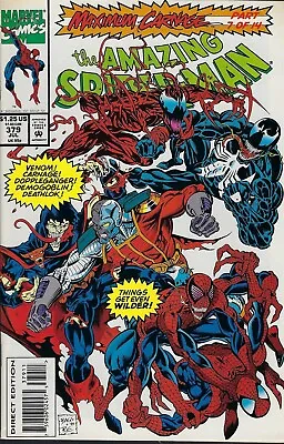 Buy Amazing Spider-Man(Marvel-1963)#379-Maximum Carnage 7 Of 14(8.0)-1 • 14.38£
