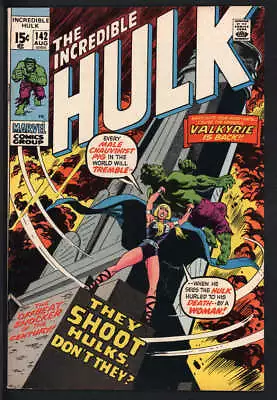 Buy Incredible Hulk #142 7.5 // 1st Appearance Of Valkyrie, Samantha Parrington 1971 • 35.58£