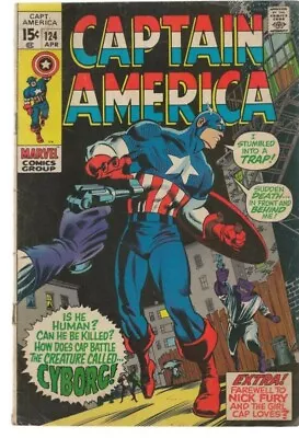 Buy Captain America #126 ORIGINAL Vintage 1970 Marvel Comics  • 23.74£