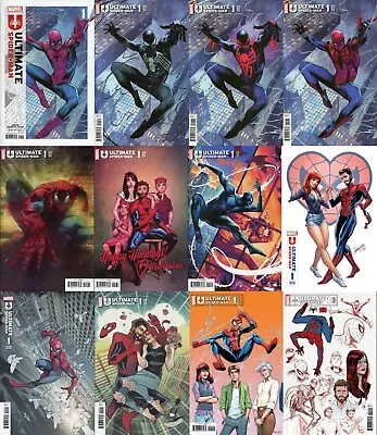 Buy Ultimate Spider-man 1 Nm Full Cvr Set Of 12 Variant | Marvel Comics 2024 • 398.49£
