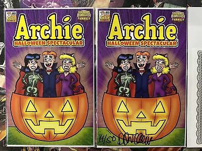 Buy Archie Comics Halloween Spectacular Famous Faces & Funnies Exclusive Set Signed • 19.97£