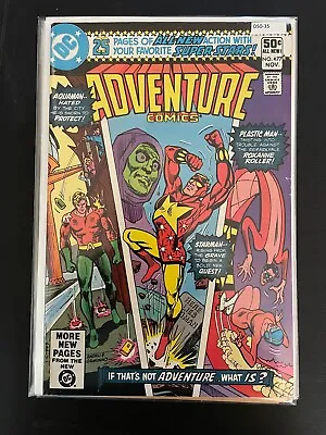 Buy Adventure Comics 477 Higher Grade DC Comic Book D50-35 • 7.88£