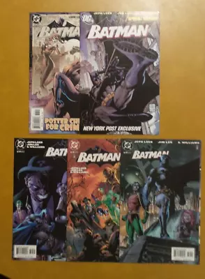 Buy Batman Lot Of 5 Issues #608 613 619 W/ Variants 1st Hush In Costume DC Comics • 19.76£