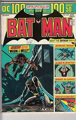 Buy Batman 255 - 1974 - Adams - 100 Pages - Very Fine - REDUCED PRICE • 44.99£