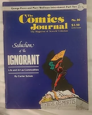 Buy 1983 Vtg The Comics Journal #79 George Perez Marv Wolfman Pt2 Scott Hampton  • 7.99£