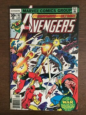 Buy Avengers #162 1963 Series First Printing 1977 Marvel Comic Book Ultron • 59.26£