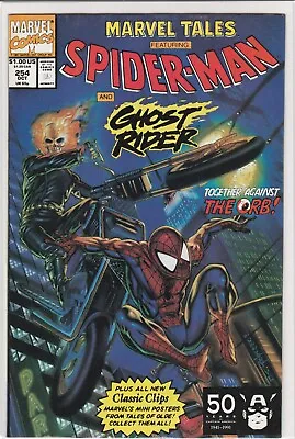 Buy Marvel Tales Spider-man / Ghost Rider #254 (1991 Stelfreeze Cover ~ Vf+ • 2£