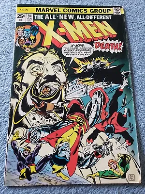 Buy X-Men #94 Marvel HOT KEY 1st Of New Team In Monthly Issue Wolverine !! • 595.76£