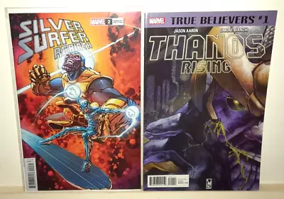 Buy True Believers Thanos Rising #1, Silver Surfer Rebirth #2C (Marvel Comics 2022) • 4.99£