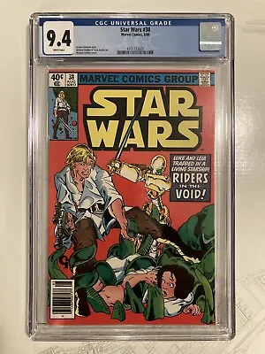Buy Star Wars #38 (Aug 1980, Marvel) CGC 9.4 (White Pages) - Newsstand Edition • 41.11£
