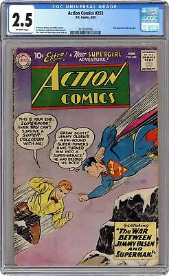Buy Action Comics #253 CGC 2.5 1959 2011397005 • 90.92£