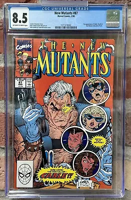 Buy New Mutants #87 (1990) Cgc 8.5 1st Print 1st App Cable, Stryfe And The Mlf • 119£