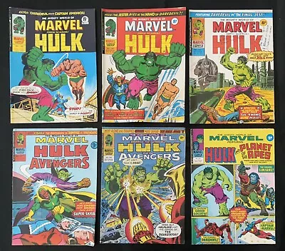 Buy Mighty World Of Marvel Bargain Bundle #148,150,152,202,209,231 Marvel UK 1975-77 • 14£