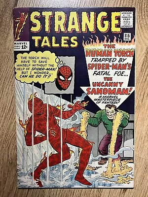 Buy Strange Tales #115 (1963) 2nd Sandman! Origin Of Doctor Strange! Spider-Man FN- • 300£