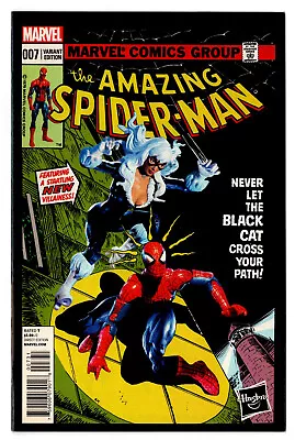 Buy Amazing Spider-man #7 (1:15) Hasbro Black Cat #194 Homage Variant 2014 Nm- Nm • 11.98£