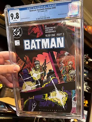 Buy Batman #406 Facsimile Reprint Miller CGC 9.8 NM/M Gorgeous Gem Wow • 35.58£